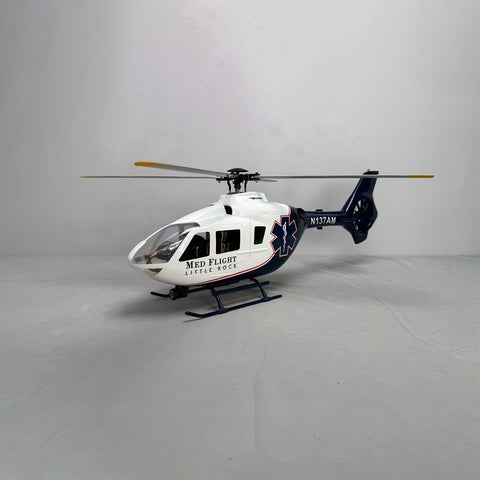ROBAN EC135 450 Scale RC Helicopter 2.4G 6CH Realistic Four-Rotor RC Helicopter with GPS Positioning Left/Right Hand Control (RTF Version))