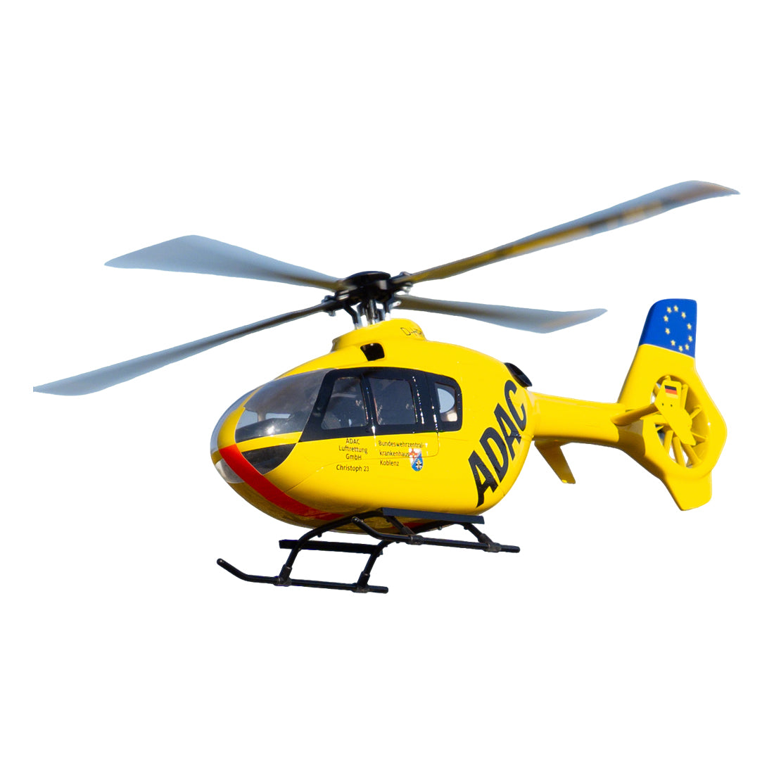 ROBAN EC135 450 Scale RC Helicopter 2.4G 6CH Realistic Four-Rotor RC Helicopter with GPS Positioning Left/Right Hand Control (RTF Version))