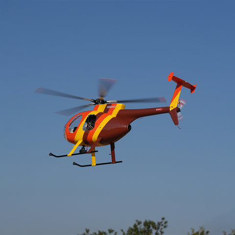 ROBAN MD500 470 Class RC Helicopter, 2.4GHz 6CH Five-Wing with GPS Positioning Searchlight Left/Right Hand Control (RTF Version)
