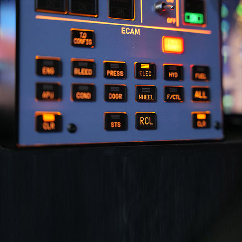 Rowsfire A103 V3.0 A32X/A31X/A350/XECAM HOME COCKPIT Landing Gear Indicator Integrated Panel for MSFS 2020/2024 - Compatible with Fenix, FBW & ini