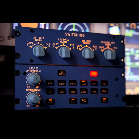 Rowsfire A109 V3.0 A32X Full Size ECAM Home Cockpit Panel for MSFS 2020/2024, FENIX, FBW on Windows