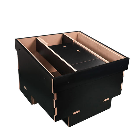 Rowsfire A110 A32X Pedestal Frame with Instrument Panels & Throttle Stand for Flight Simulator (MDF Material)