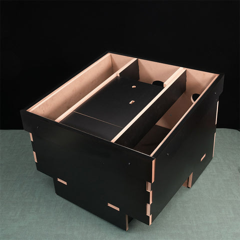 Rowsfire A110 A32X Pedestal Frame with Instrument Panels & Throttle Stand for Flight Simulator (MDF Material)
