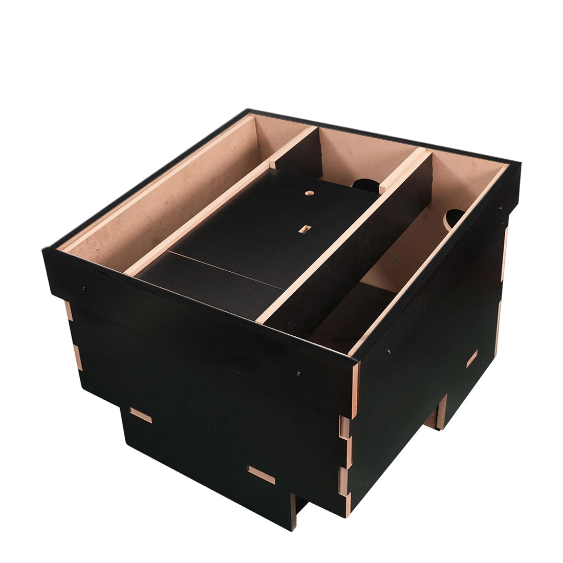 Rowsfire A110 A32X Pedestal Frame with Instrument Panels & Throttle Stand for Flight Simulator (MDF Material)