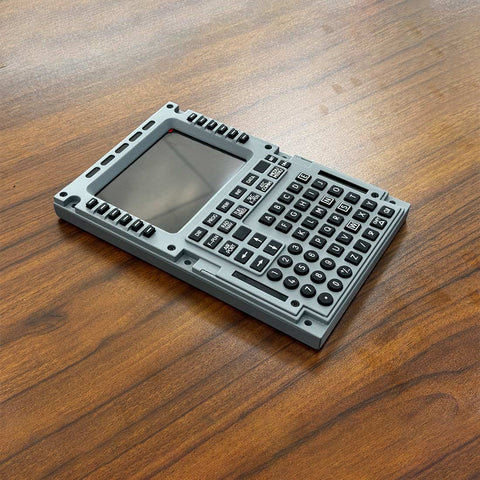 1/1 Scale Metal A32X MCDU Home Cockpit Panel for X-Plane, MSFS 2020/2024 - Compatible with Toliss A31x/A32x, FENIX/FBW/FSL A32x