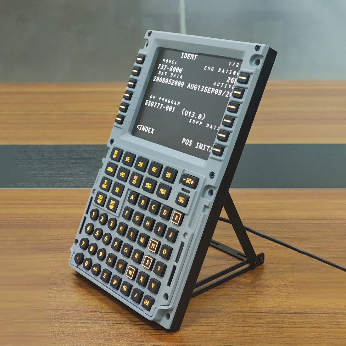 Cdu Panel 1/1 Scale Metal B737 CDU Home Cockpit Panel Compatible with MSFS 2020 ...