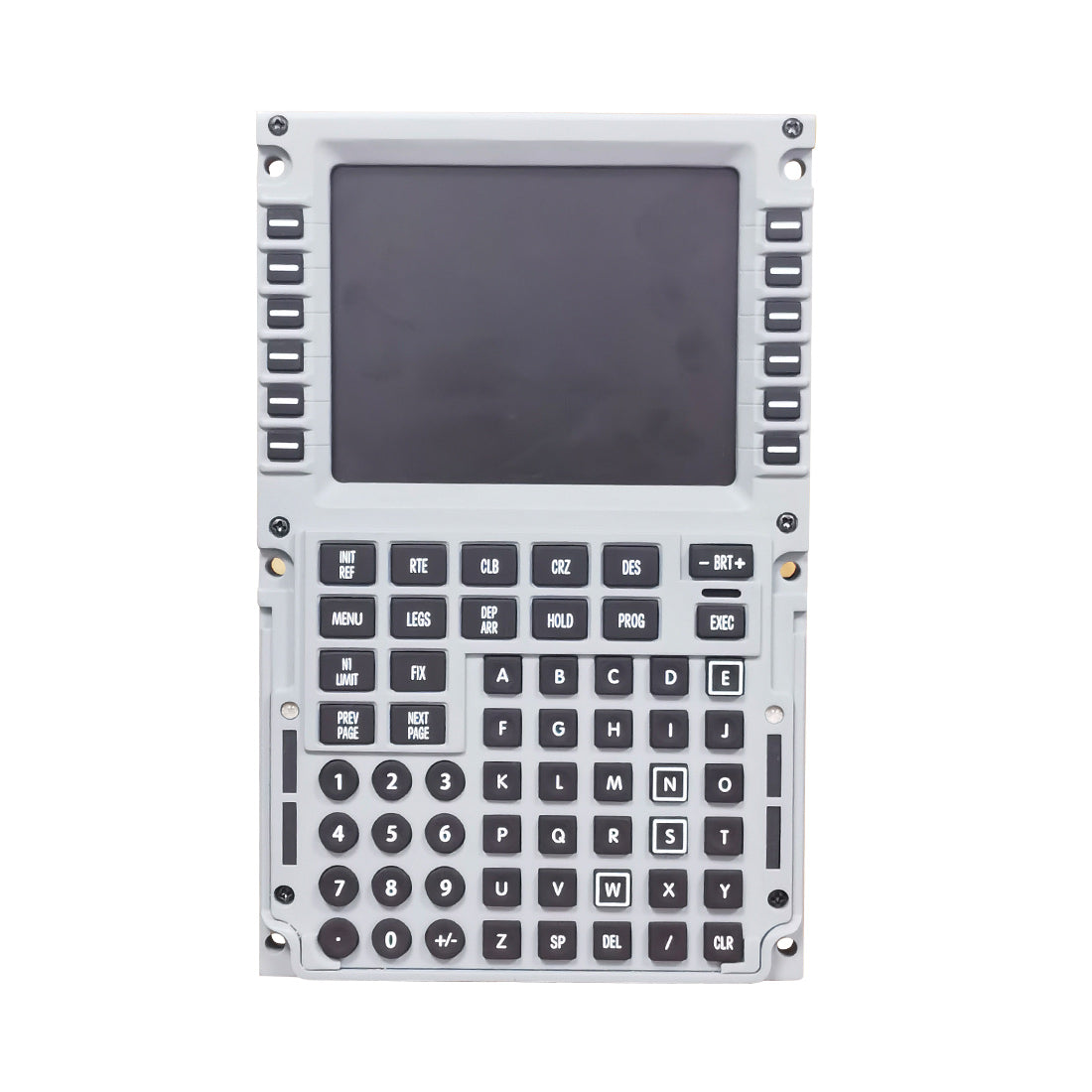 1/1 Scale Metal B737 CDU Home Cockpit Panel Compatible with MSFS 2020/2024, Prepar3D, X-Plane