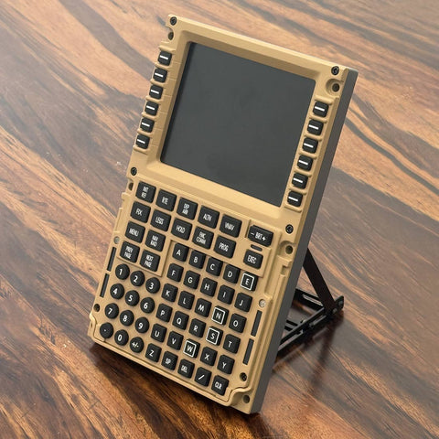 1/1 Scale Metal B777 CDU Home Cockpit Panel Compatible with MSFS 2020/2024, Prepar3D, X-Plane