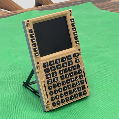 1/1 Scale Metal B777 CDU Home Cockpit Panel Compatible with MSFS 2020/2024, Prepar3D, X-Plane