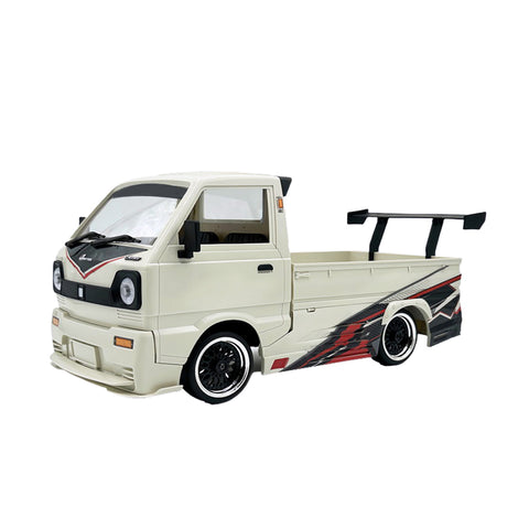 1/10 Scale 2.4G 4WD Full-Proportional Brushless RC Small Pickup Truck Model with Two Batteries