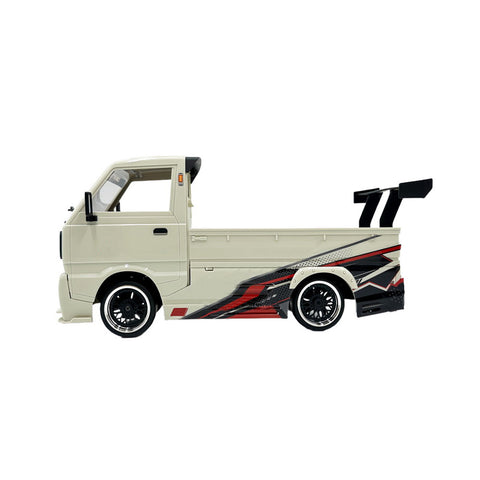 1/10 Scale 2.4G 4WD Full-Proportional Brushless RC Small Pickup Truck Model with Two Batteries