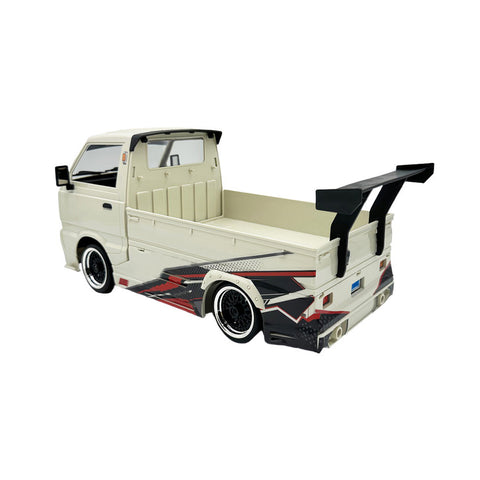 1/10 Scale 2.4G 4WD Full-Proportional Brushless RC Small Pickup Truck Model with Two Batteries