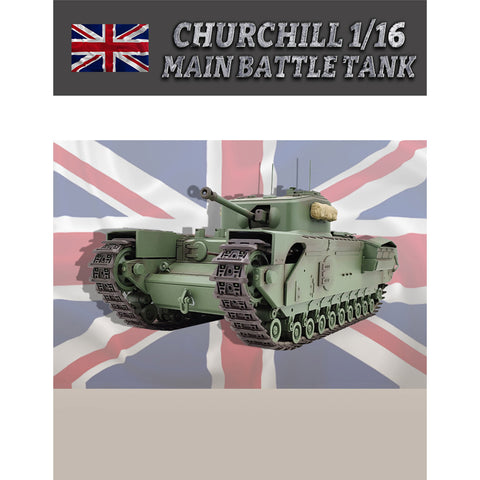 1/16 Scall Churchill Main Battle Tank | RTRhobby