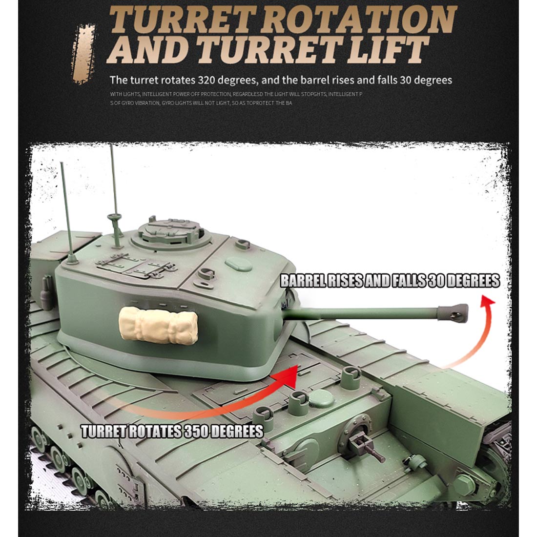 1/16 Scall Churchill Main Battle Tank | RTRhobby