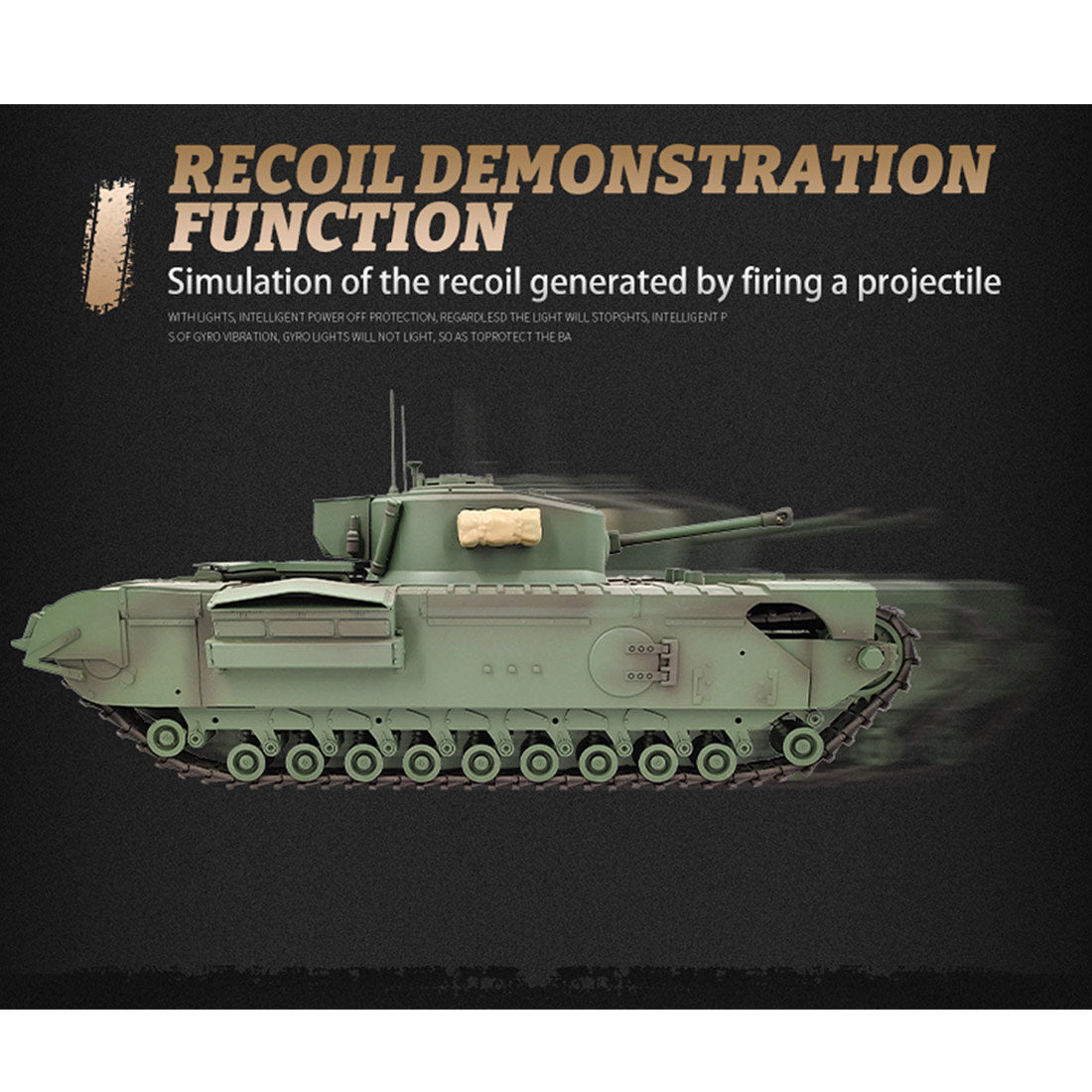 1/16 Scall Churchill Main Battle Tank | RTRhobby