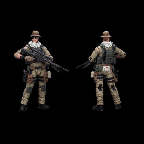 1/18 Scale Articulated Speicial Forces Soldier Figure,Compatible with 500-Class RC Helicopter
