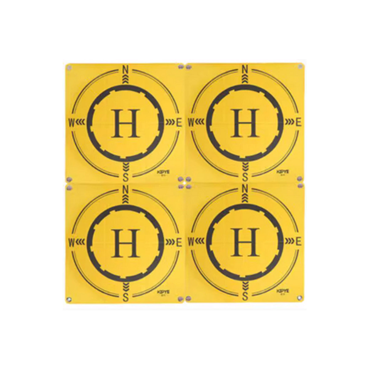 110cm Foldable and Reversible Helipad for Under 500-Level RC Helicopter Models (Splicing style)