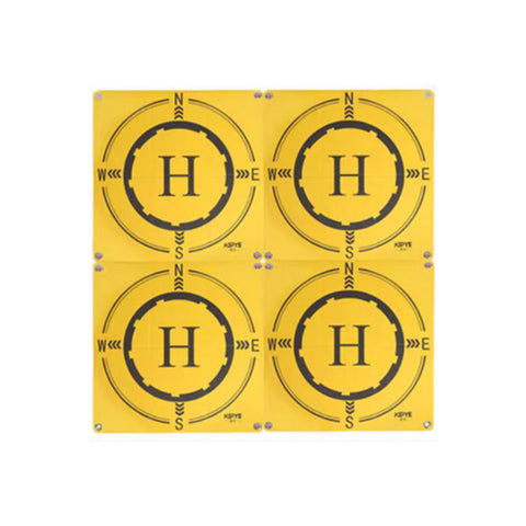 110cm Foldable and Reversible Helipad for Under 500-Level RC Helicopter Models (Splicing style)