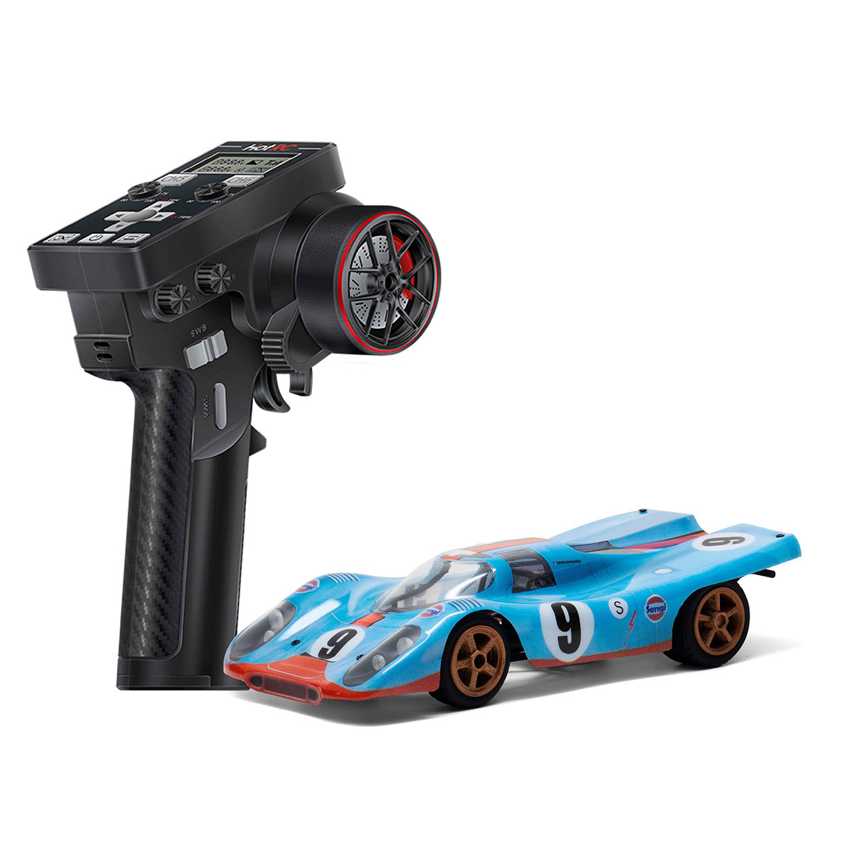 1/28 Scale 2.4G Mini RC Racing Car Model with Transmitter(Kit Version ...