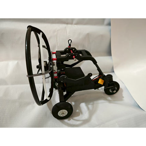 2.4G 1.5m Wingspan RC Electric Stunt Paraglider Model with Wheeled Cart (RTF Version)