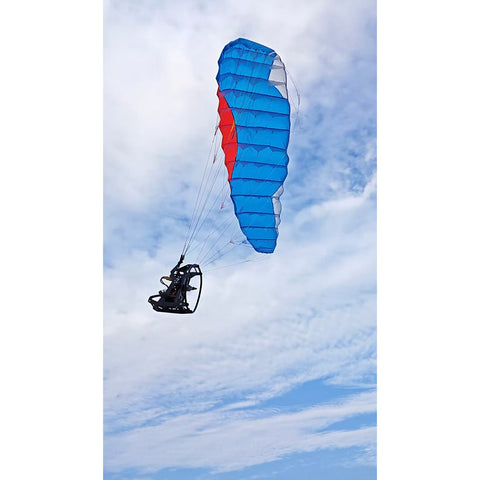2.4G 1.5m Wingspan RC Electric Stunt Paraglider Model with Wheeled Cart (RTF Version)