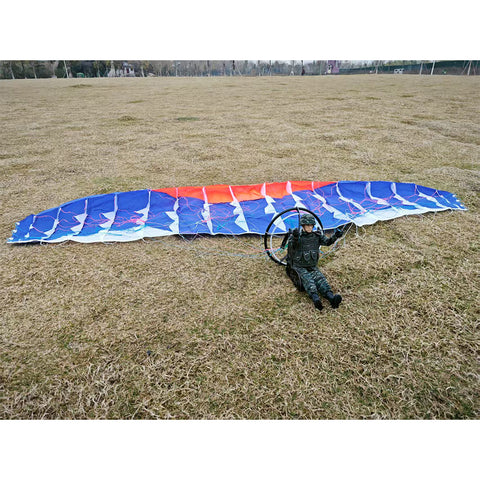 2.4G 1.8m Wingspan Nylon Canopy Fabric Electric RC Stunt Paraglider Model (RTF Version)