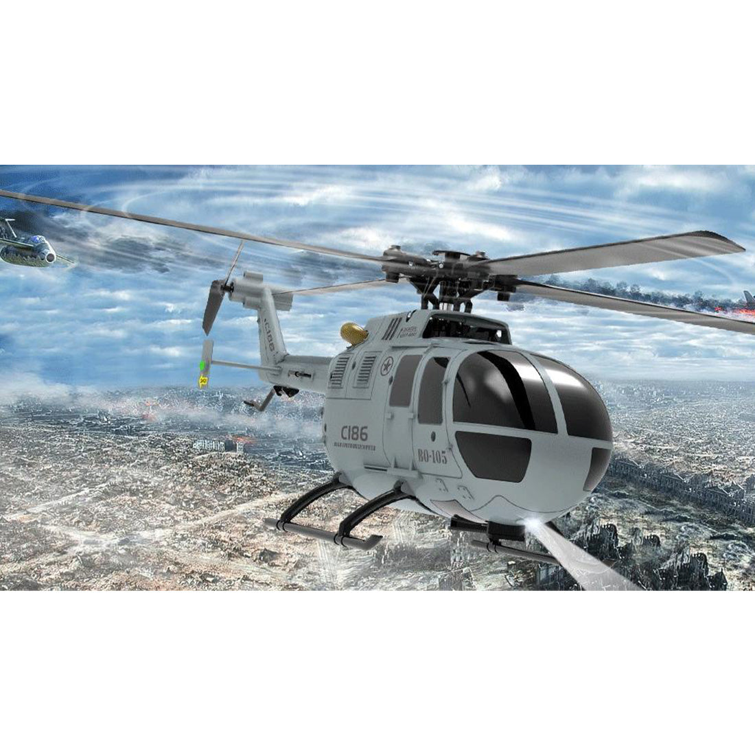 2.4G RC 4CH BO105 Armed Helicopter | RTRhobby