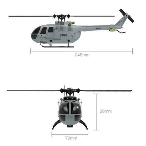 2.4G RC 4CH BO105 Armed Helicopter | RTRhobby