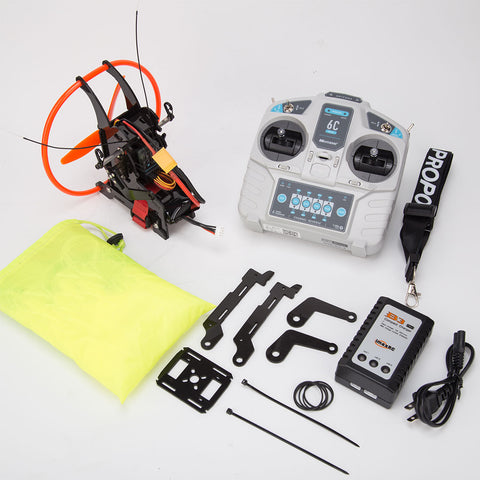 2.4G RC Electric Stunt Mini Paraglider Model High-Altitude Stunt Flight Paraglider Toy (RTF Version)