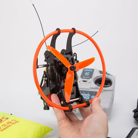 2.4G RC Electric Stunt Mini Paraglider Model High-Altitude Stunt Flight Paraglider Toy (RTF Version)