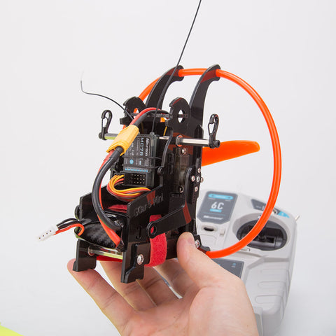 2.4G RC Electric Stunt Mini Paraglider Model High-Altitude Stunt Flight Paraglider Toy (RTF Version)