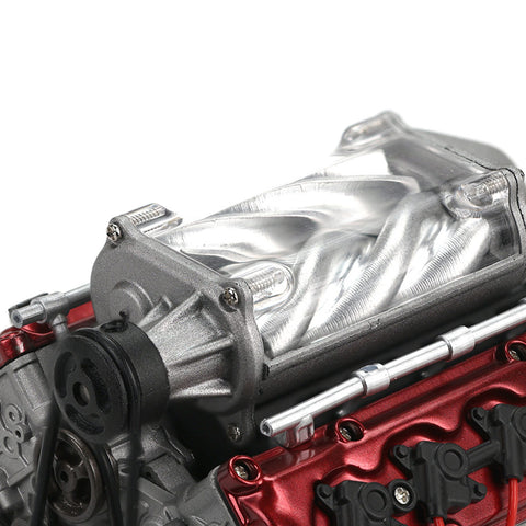 3D Simulation Dynamic V8 Engine Suitable for 1/10 RC Cars | RTRhobby