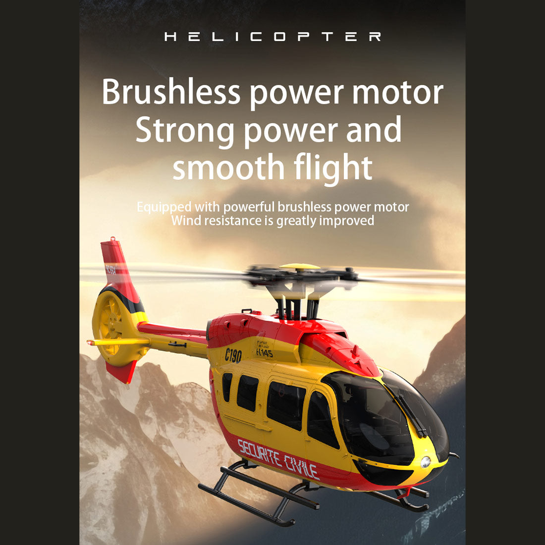 RCERA C190 H145 1:30 Scale 6CH RC Helicopter RTF with Flow | RTRhobby