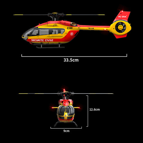 RCERA C190 H145 1:30 Scale 6CH RC Helicopter RTF with Flow | RTRhobby