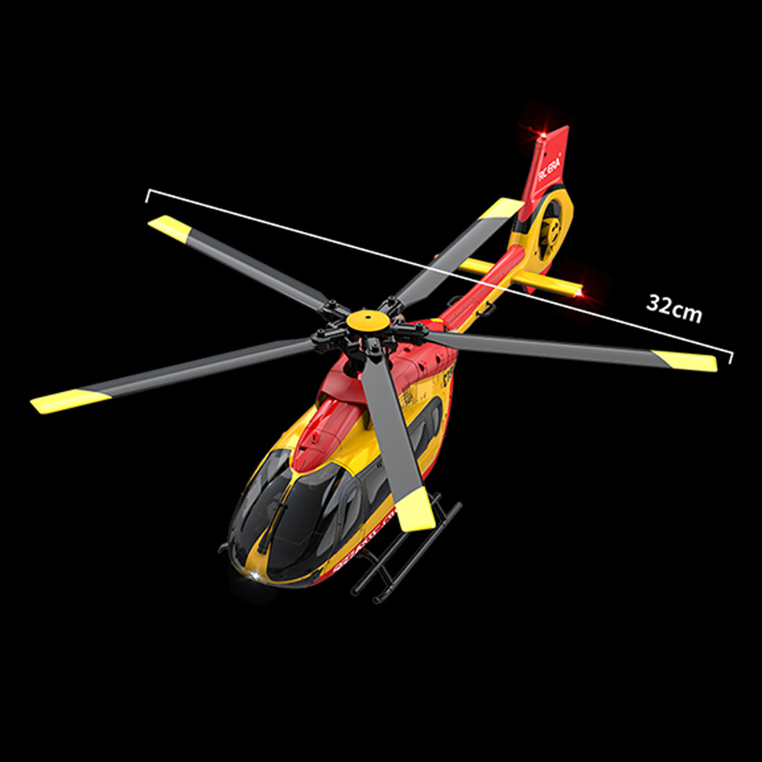 RCERA C190 H145 1:30 Scale 6CH RC Helicopter RTF with Flow | RTRhobby