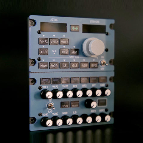 Rowsfire A111 1/1 Scale A32X/A33X/A35X RMP-ACP Panel for MSFS 2020/2024 - Compatible with FENIX, FBW - Windows Flight Sim Home Cockpit(Pre-sale)