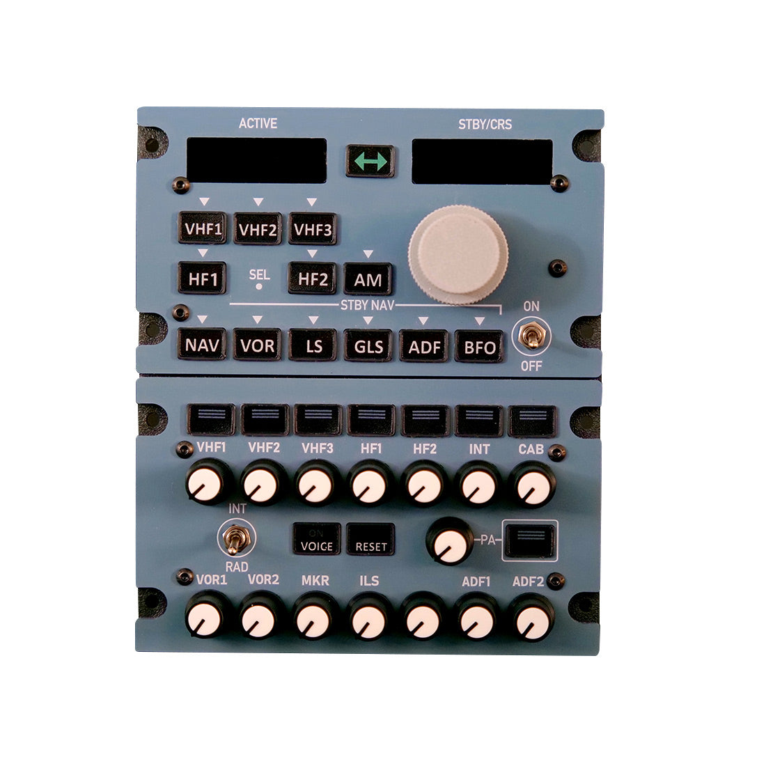 Rowsfire A111 1/1 Scale A32X/A33X/A35X RMP-ACP Panel for MSFS 2020/2024 - Compatible with FENIX, FBW - Windows Flight Sim Home Cockpit(Pre-sale)