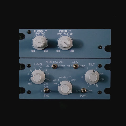 Rowsfire A112 1/1 Scale A32X/A33X/A35X CKPT-LT+WXR-Radar Integrated Panel for MSFS 2020/2024 - Compatible with FENIX, FBW - Windows Flight Sim Home Cockpit(Pre-sale)