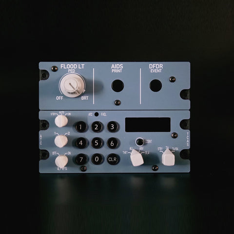 Rowsfire A113 1/1 Scale A32X/A33X/A35X TACS+CKPT-LT+DFOR HOME COCKPIT+ATC Integrated Panel(Pre-sale)