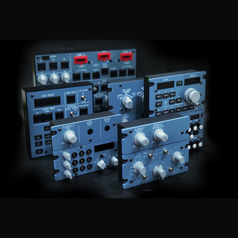 Rowsfire A113 1/1 Scale A32X/A33X/A35X TACS+CKPT-LT+DFOR HOME COCKPIT+ATC Integrated Panel(Pre-sale)