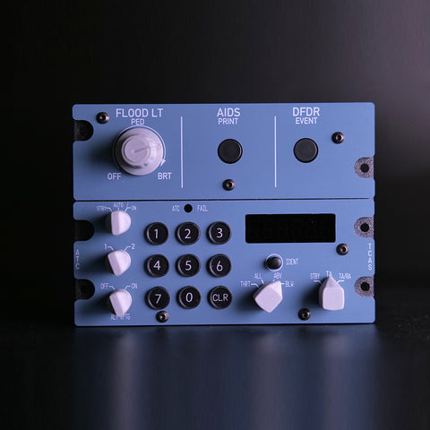 Rowsfire A113 1/1 Scale A32X/A33X/A35X TACS+CKPT-LT+DFOR HOME COCKPIT+ATC Integrated Panel(Pre-sale)