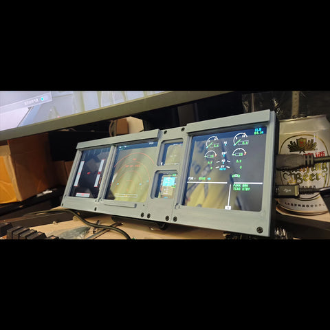 A32X/A35X/A38X PFD-ND-ECAM-E/WD 4-in-1-Display for MSFS 2020/2024 - Compatible with Fenix, PMBG, FBW & NEOV2 - Windows Home Cockpit Panel（Pre-Sale）