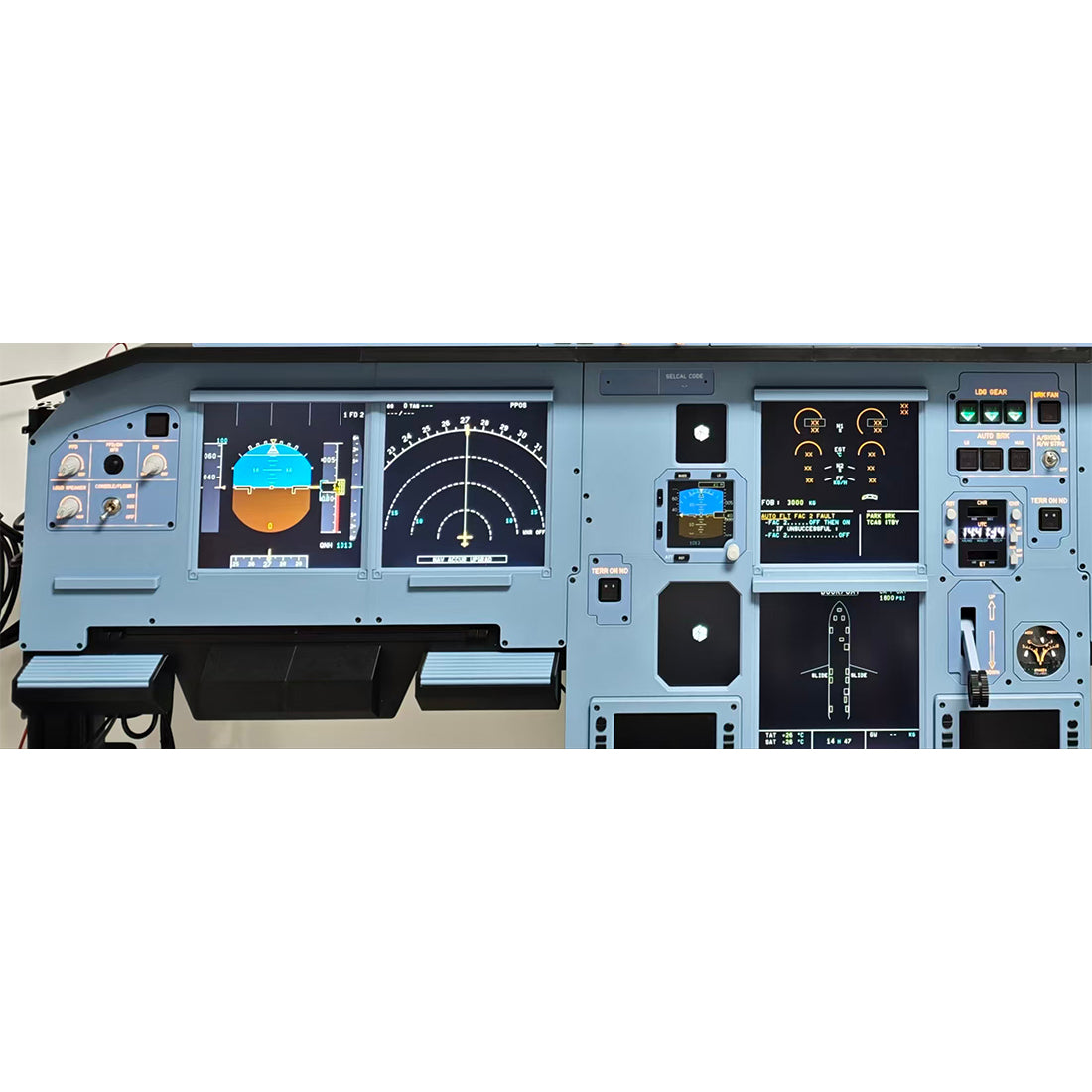 A32X Full-Size Flight Simulator Instrument Panel, Compatible with FENIX A32X for MSFS 2020/2024 and TOLISS A32X for X-Plane 12 (Pre-order)