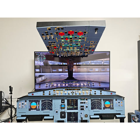 A32X Full-Size Flight Simulator Instrument Panel, Compatible with FENIX A32X for MSFS 2020/2024 and TOLISS A32X for X-Plane 12 (Pre-order)