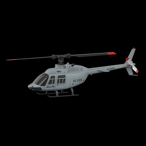 RC ERA A60 1/42 Scale BELL206 90-Class 2.4G 4CH Mini RC Helicopter Model with Optical Flow Altitude Hold (RTF Version)