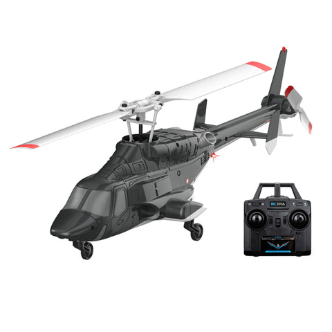 A61 1/53 Scale Air-wolf 2.4G 4CH Single Rotor Flybarless Mini RC Helicopter Model with Optical Flow Altitude Hold (RTF Version)