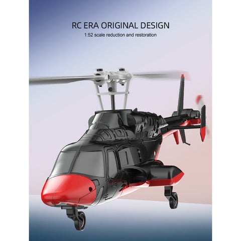 A61 1/53 Scale Air-wolf 2.4G 4CH Single Rotor Flybarless Mini RC Helicopter Model with Optical Flow Altitude Hold (RTF Version)