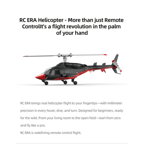 A61 1/53 Scale Air-wolf 2.4G 4CH Single Rotor Flybarless Mini RC Helicopter Model with Optical Flow Altitude Hold (RTF Version)
