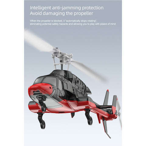 A61 1/53 Scale Air-wolf 2.4G 4CH Single Rotor Flybarless Mini RC Helicopter Model with Optical Flow Altitude Hold (RTF Version)