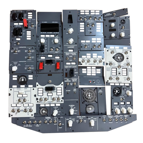 B737-800 738 OVHD OVERHEAD Panel DIY Kit - Generic PCB-Board for Home Cockpit Flight Sim, No Drivers/Firmware (Advanced User Build-Your-Own Project)